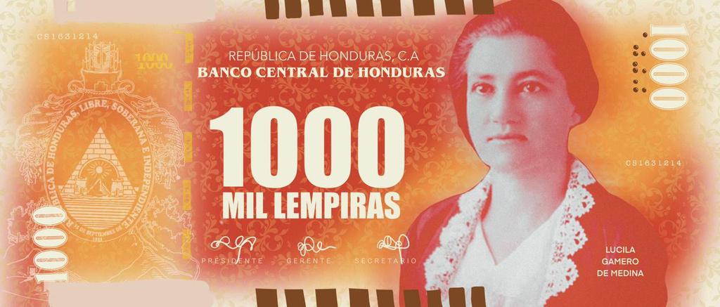 Prototipo billete versión naranja – frente