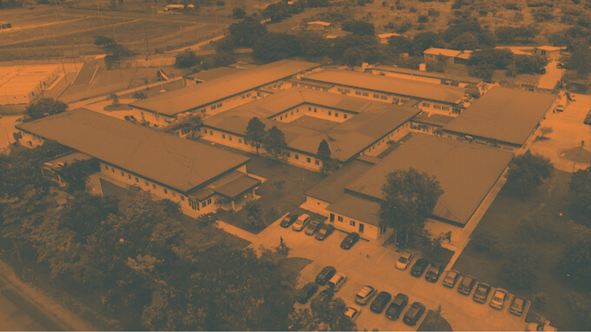 Vista aérea del Hospital de Danlí